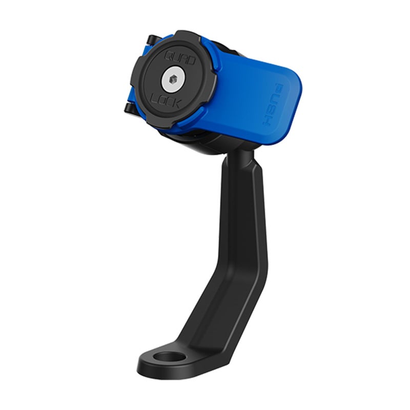 Quad Lock MotorcycleScooterMoped Mirror Stem Mount for iPhone Galaxy Pixel and Universal Adapters